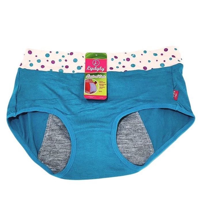 Celana Dalam / Underwear Wanita Menstruasi Lydyly 075 (Tinggi 23cm, Lebar 29cm, Lingkar 58cm Sebelum Ditarik)