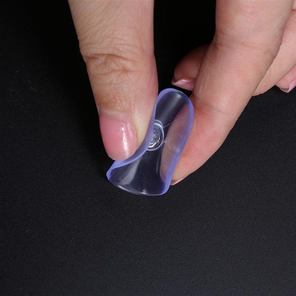 Solighter 25PCS Suction Cup Plastik Bening Karet Penyimpanan Baru