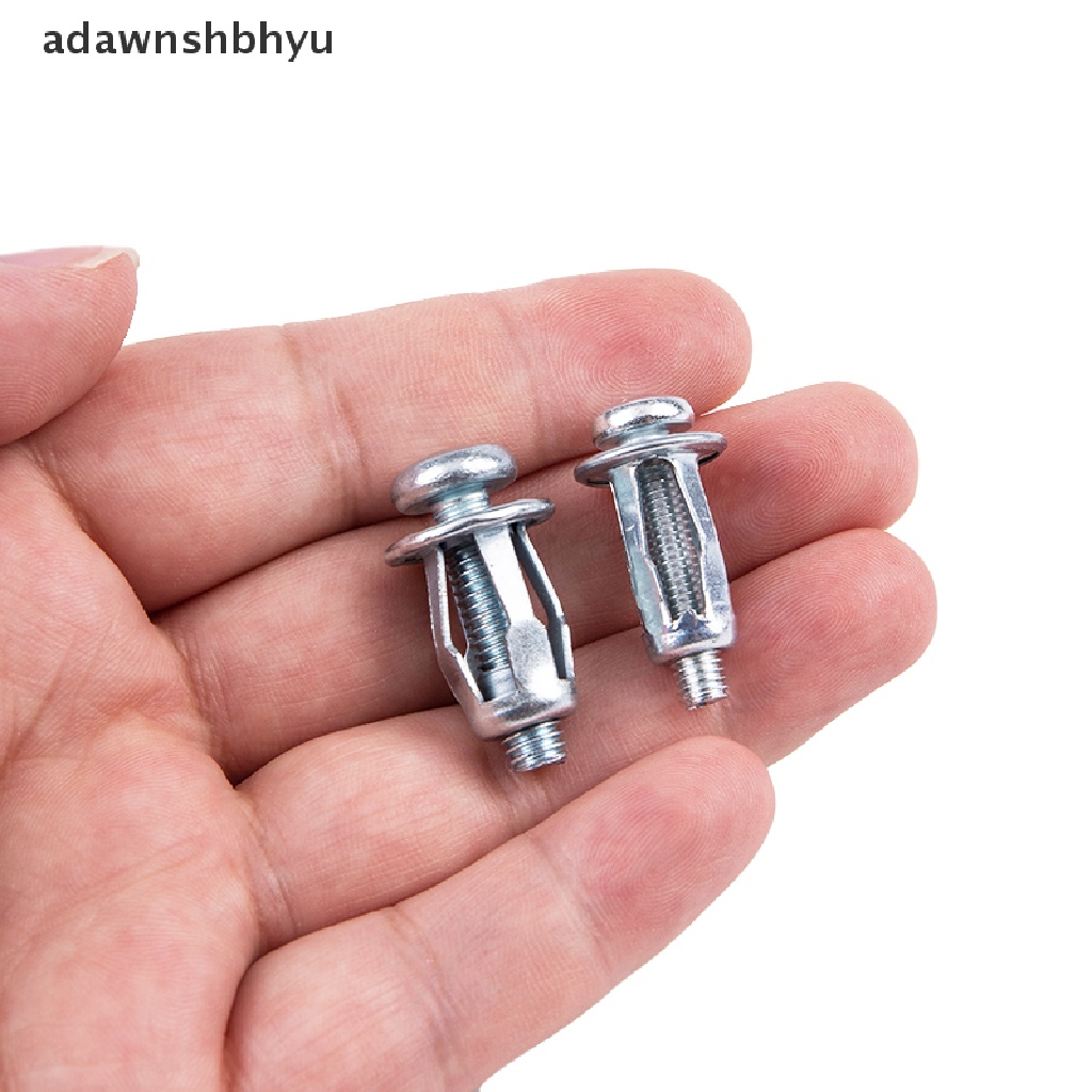 Adawnshbhyu 10pcs M5/M6 Jack Nuts Sekrup Mur Kelopak Sekrup Logam Mobil Untuk Kulit Besi Dinding Hollow