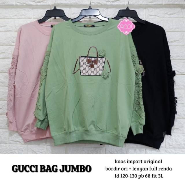 GUCCI BAG JUMBO KAOS WANITA