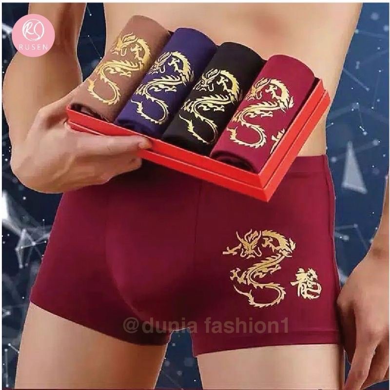 Boxer Pria Celana Dalam Terbaru isi 4pcs/box