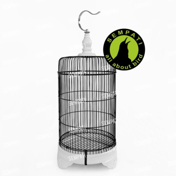 Dijual SANGKAR BESI IMPORT KANDANG BURUNG PLECI CIBLEK KOLIBRI DLL SPBIM - Putih Murah