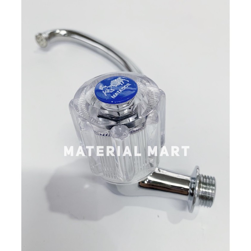Keran Air Dapur Tembok 1/2&quot; | Kran Angsa Bak Cuci Piring 1/2 Inch ASLI | Material Mart