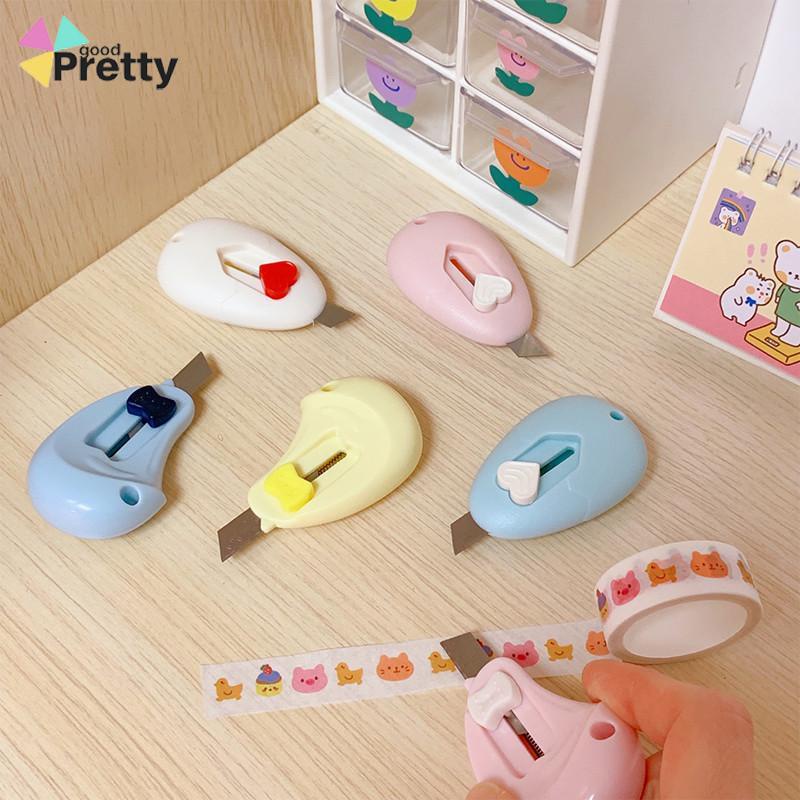 Cute Mini Portable Small Utility Knife Alat Perlengkapan Seni Siswa - PD