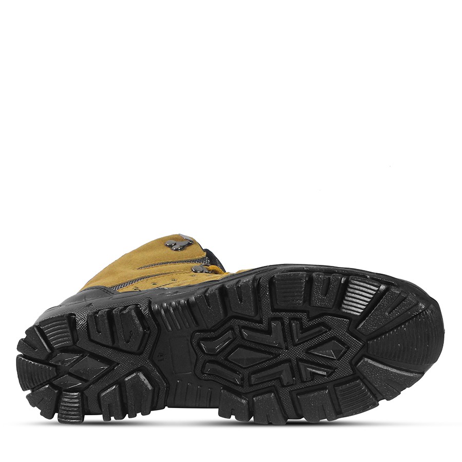 BIG PROMO Sepatu Safety Boots Pria Crocodile Macan TAN PDL Bots Savety Ujung Besi Hiking Outdoor