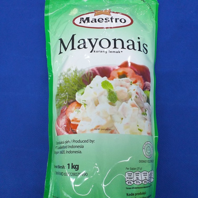 Mayonaise Maestro Original 1kg / Mayones / Mayonnaise / Mayo Ori 1 Kg