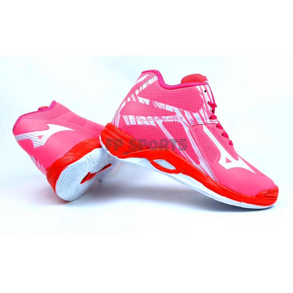 Sepatu voli Mizuno Thunderblade 3 Volly Ball Sepatu Voli Mizuno Wanita Terbaru /Sepatu Volly Mizuno Cewek Sepatu mizuno voltage