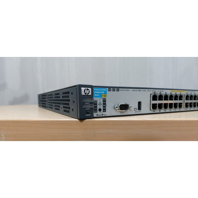 Switch Hp ProCurve 3500yl-24G-PWR 24 Port PoE Gigabit 1G Switch Layer3 J8692A