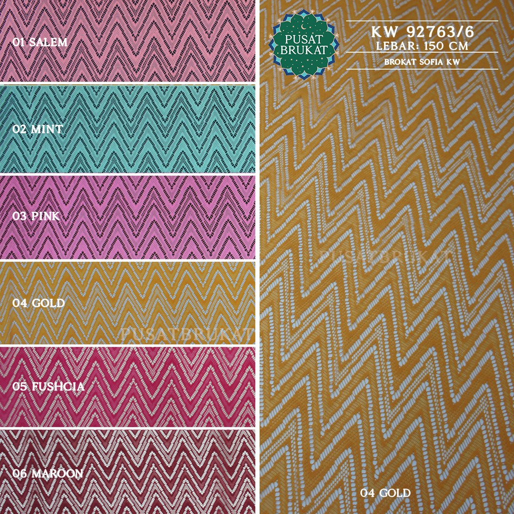 KAIN BRUKAT LACE KEBAYA METERAN / BROKAT MALIKA SALUR VINTAGE- KW 92763 [harga per 0.5m]