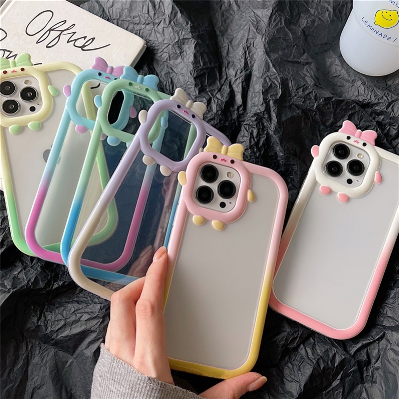 Soft Case TPU Pelindung Lensa Kamera Bumper Shockproof Untuk iPhone 14 13 12 11 Pro Max X Xr Xs Max 8 7 6 6s Plus