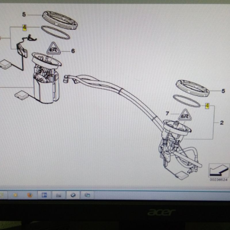 Seal Fuel Pump BMW E90