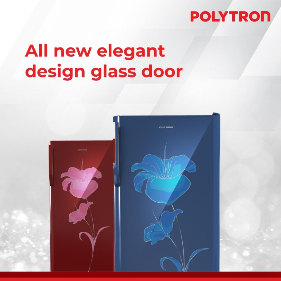 POLYTRON New Belleza Kulkas 1 Pintu 150 Liter PRA 15ALR / PRA15ALR / PRA15AL