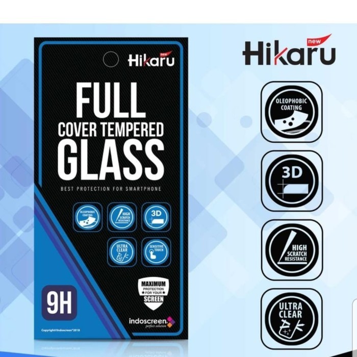 Tempered Glass iPhone 13 Pro Max / 13 Pro / iPhone 13 full Cover Hikaru indoscreen full set