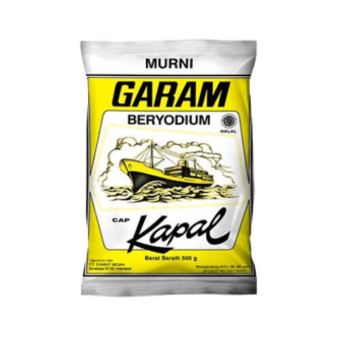 

Garam Cap Kapal Beryodium 500 gram