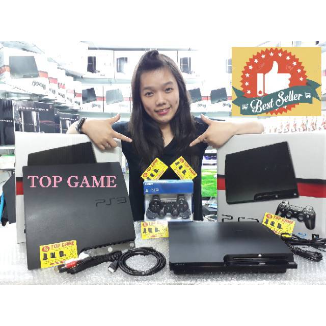 PLAYSTATION 3 SLIM PAKET KOMPLIT ( PS3 / PS 3 ) 500GB CFW TERBARU