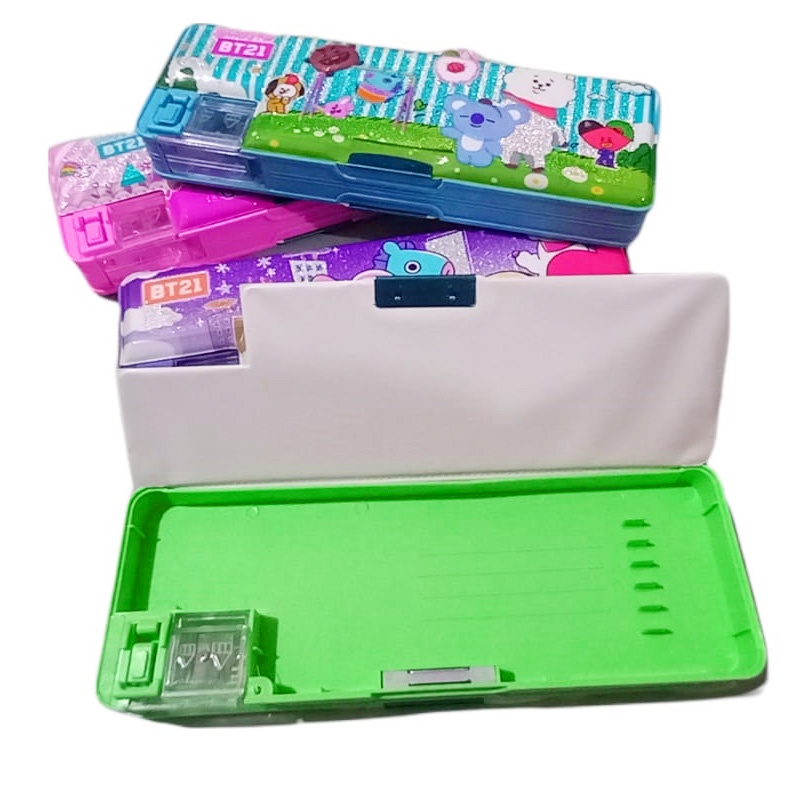CUCI GUDANG Tempat Pensil BTS BT21 Kotak Pensil Sekolah
