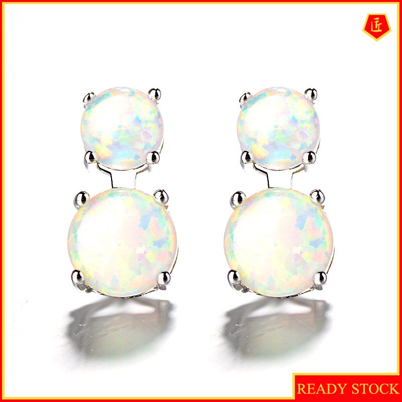 [Ready Stock]Elegant Classic Opal Earrings