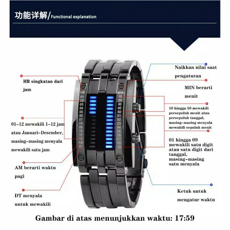 promo jam ironman jam tangan led stainles steel jam tangan iron man pria