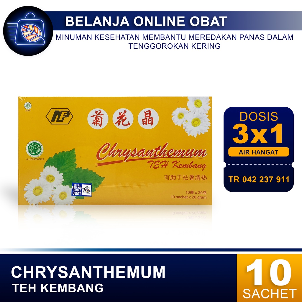 

CHRYSANTHEMUM TEA INSTANT // Minuman panas dalam dan tenggorokan