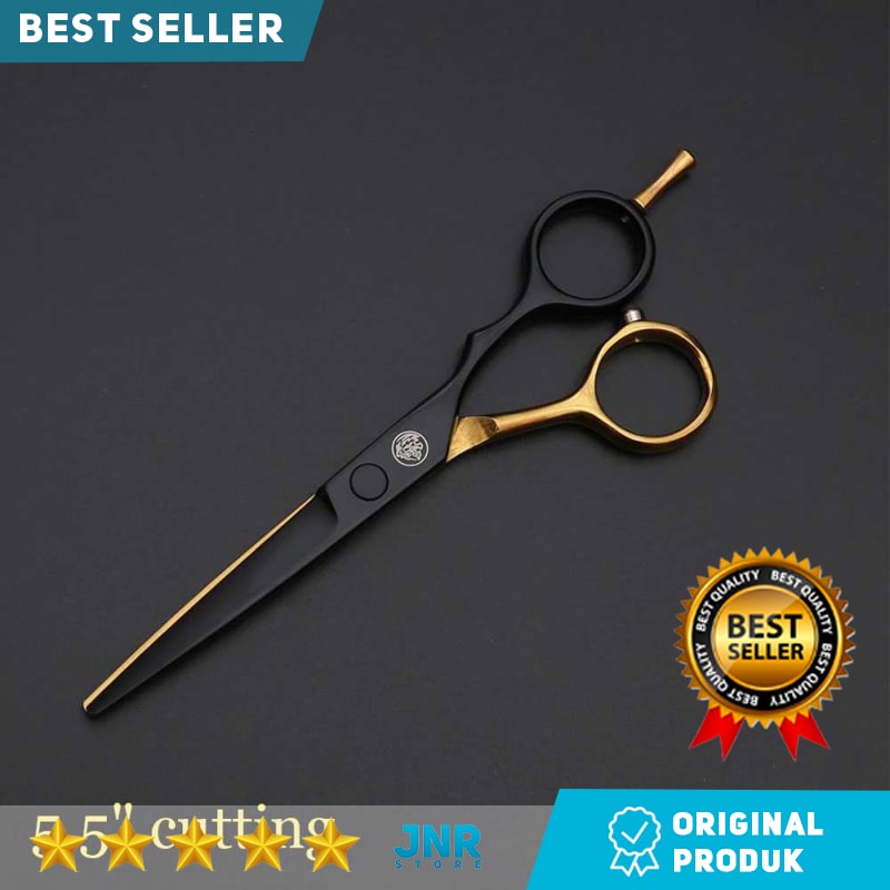 [100% ORIGINAL] MrTiger Gunting Rambut Professional Barber Hairdressing Scissors 440C Alat Cukur