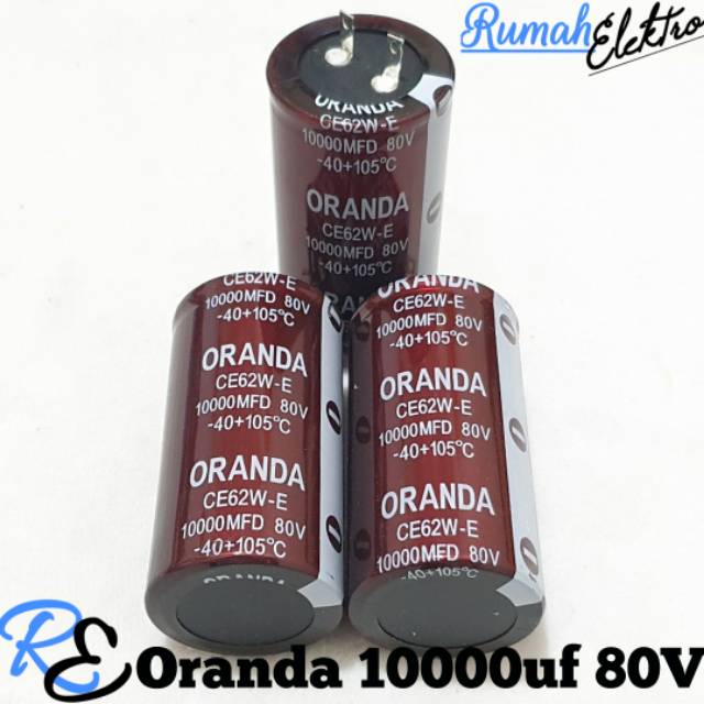 ELCO ORANDA KAPASITOR ORANDA 10000uf 80V
