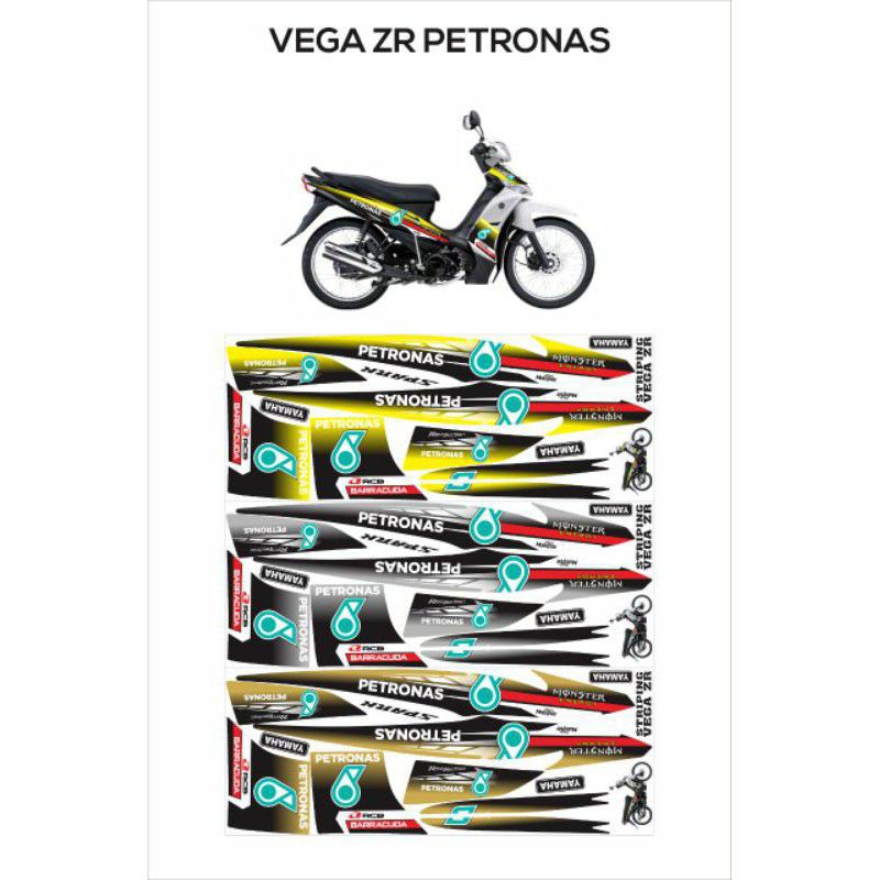 striping Vega ZR Petronas