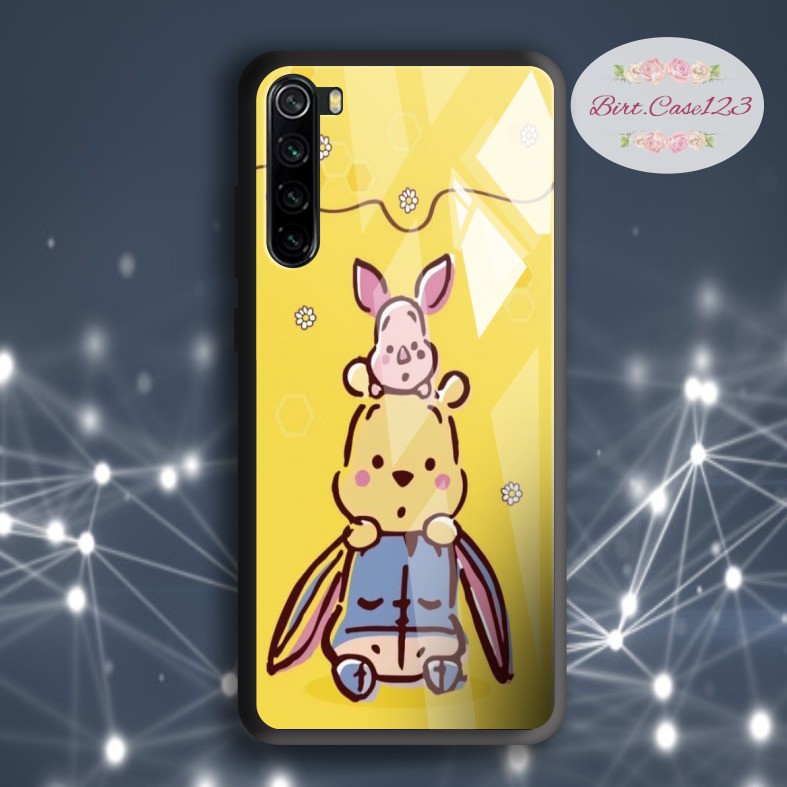 Case casing softcase silikon Gambar Winnie the pooh back case glass realme c1 c2 c3 3pro x xt 2 etc