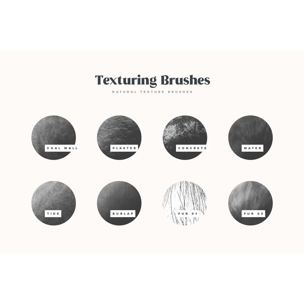 Procreate Brush - Natural Shading &amp; Texture Procreate Brushes