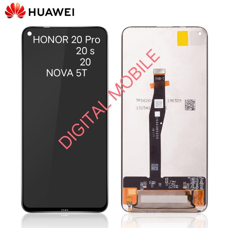 LCD TOUCHSCREEN HUAWEI HONOR 20 Pro / 20 s / 20 / NOVA 5T ORIGINAL