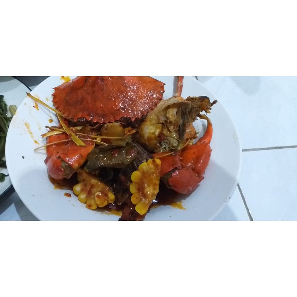 

KEPITING SAUS PADANG TANPA MSG