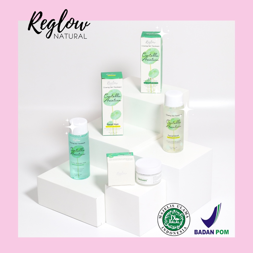 REGLOW Paket Skincare BPOM - perawatan kecantikan mencerahkan seperti skincare korea-4