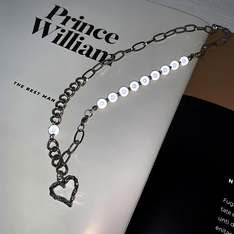 Love Pearl Necklace Accessories Light Luxury Chain Trend