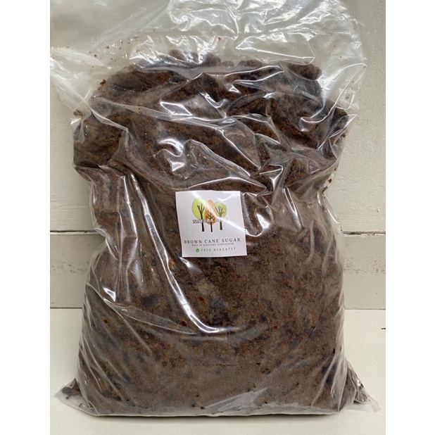 5 kg gula merah tebu (GMT) / dark brown sugarcane / molase kering