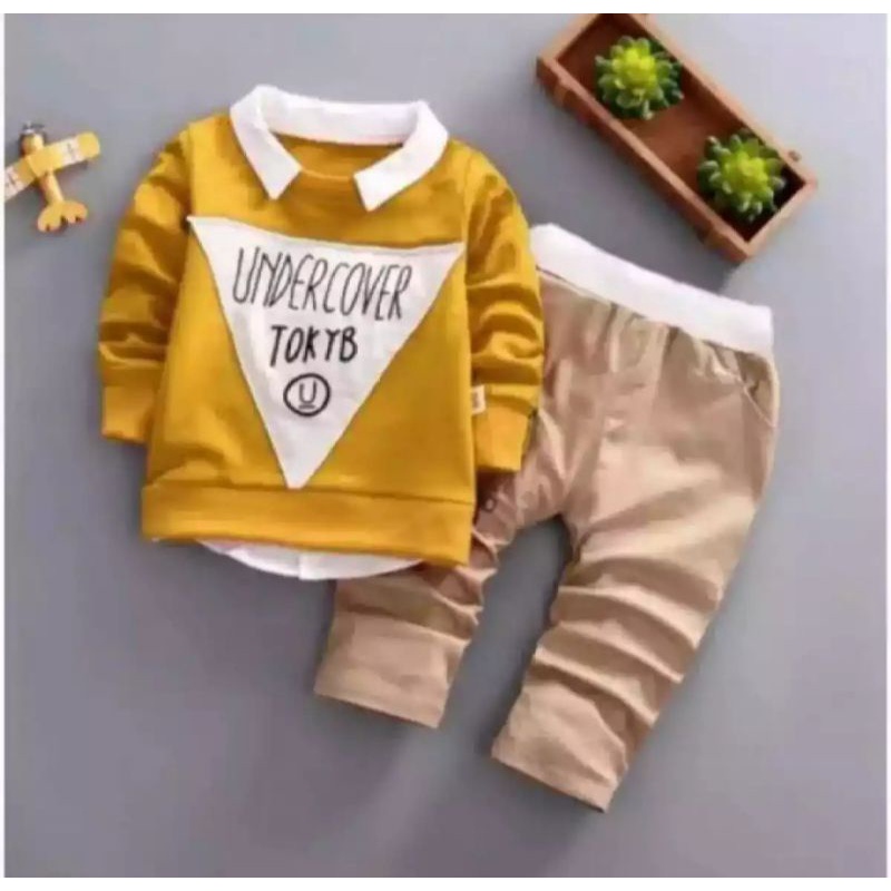 SET BAJU JAKET ANAK TERBARU/ MOTIF UNDERCOVER 1-5 THN