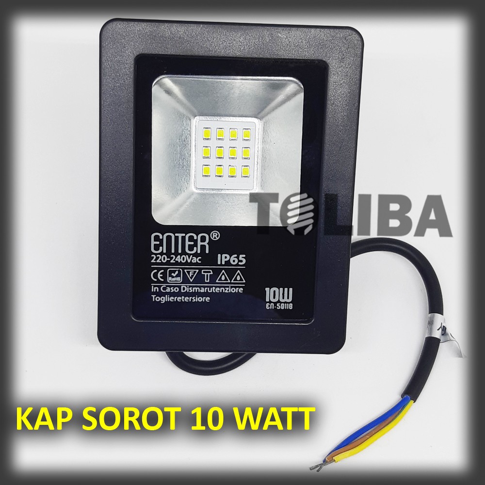 kap sorot led 10w putih ip65 / lampu tembak sorot taman tangga outdoor