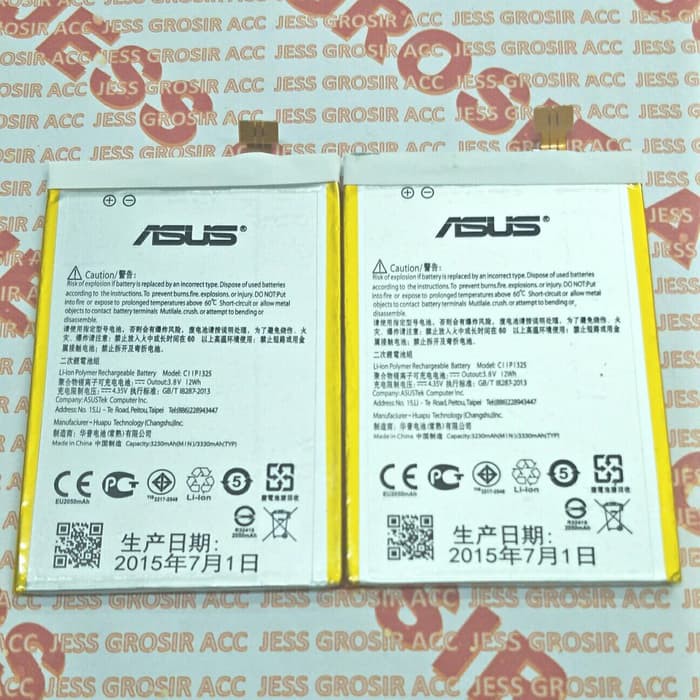 Baterai Original ASUS Zenfone 6 , A600CG , A601CG , A600 , Z002 , T00G , Kode Battery C11P1325