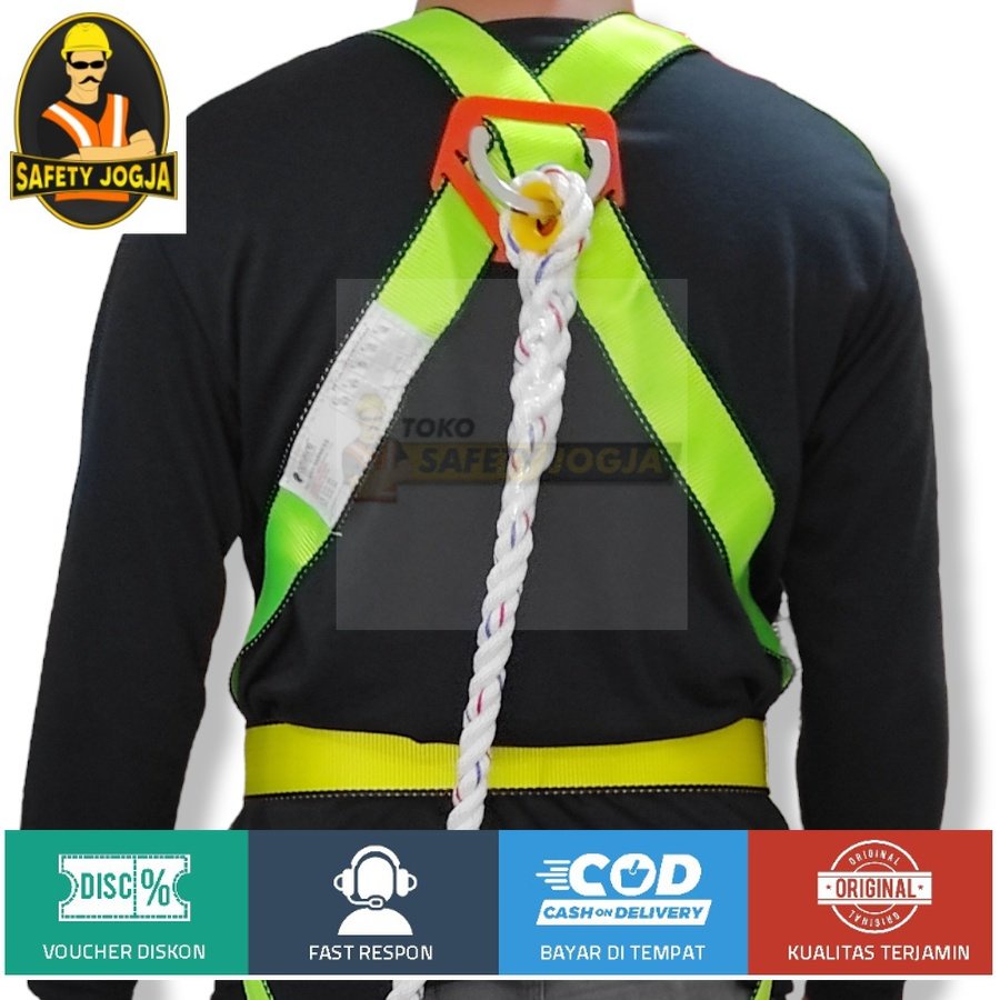 FULL BODY HARNESS SINGLE BIG HOOK PLUS TALI DADA GOSAVE FASTEN