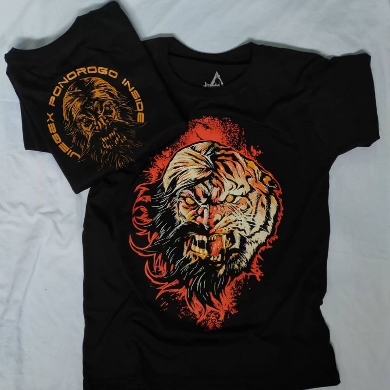 KAOS  BUDAYA WAROK MACAN TERLARIS ORIGINAL PONOROGO JIEGEX JEGEX WMF001