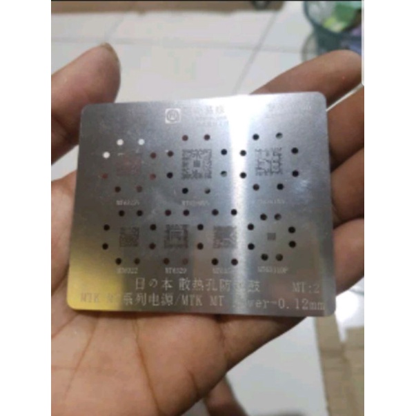 plat bga cetak ic stencil amaoe amoe mediatek mt2 mt 2 / mt6325v mt6290ma mt6261ma mt6322 mt6329 mt6353v mt6311dp