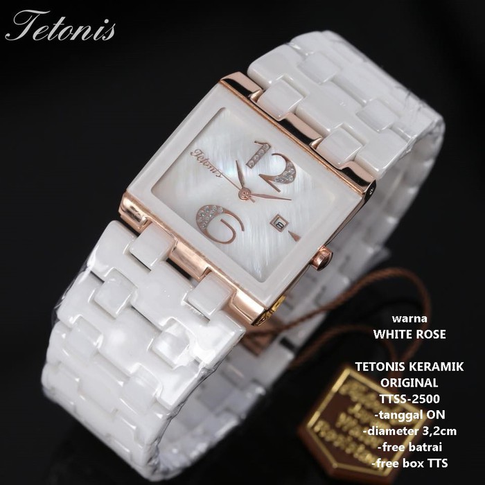 SW99 Jam Tangan Wanita Tetonis Keramik Original TTS2500