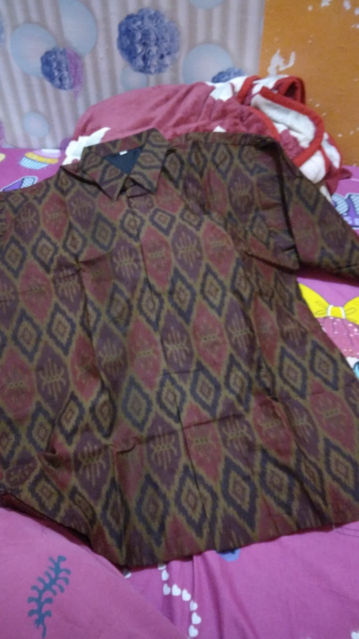 Batik Pria Modern Full Furing Lengan Panjang Pendek Asli Solo - Baju Batik Pria Seragam Keluarga