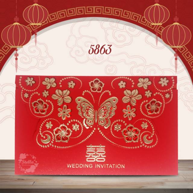 Blangko Undangan Mandarin 5863