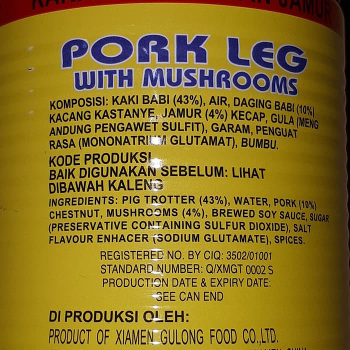 Kaki Babi Pork Leg Gulong 397gr