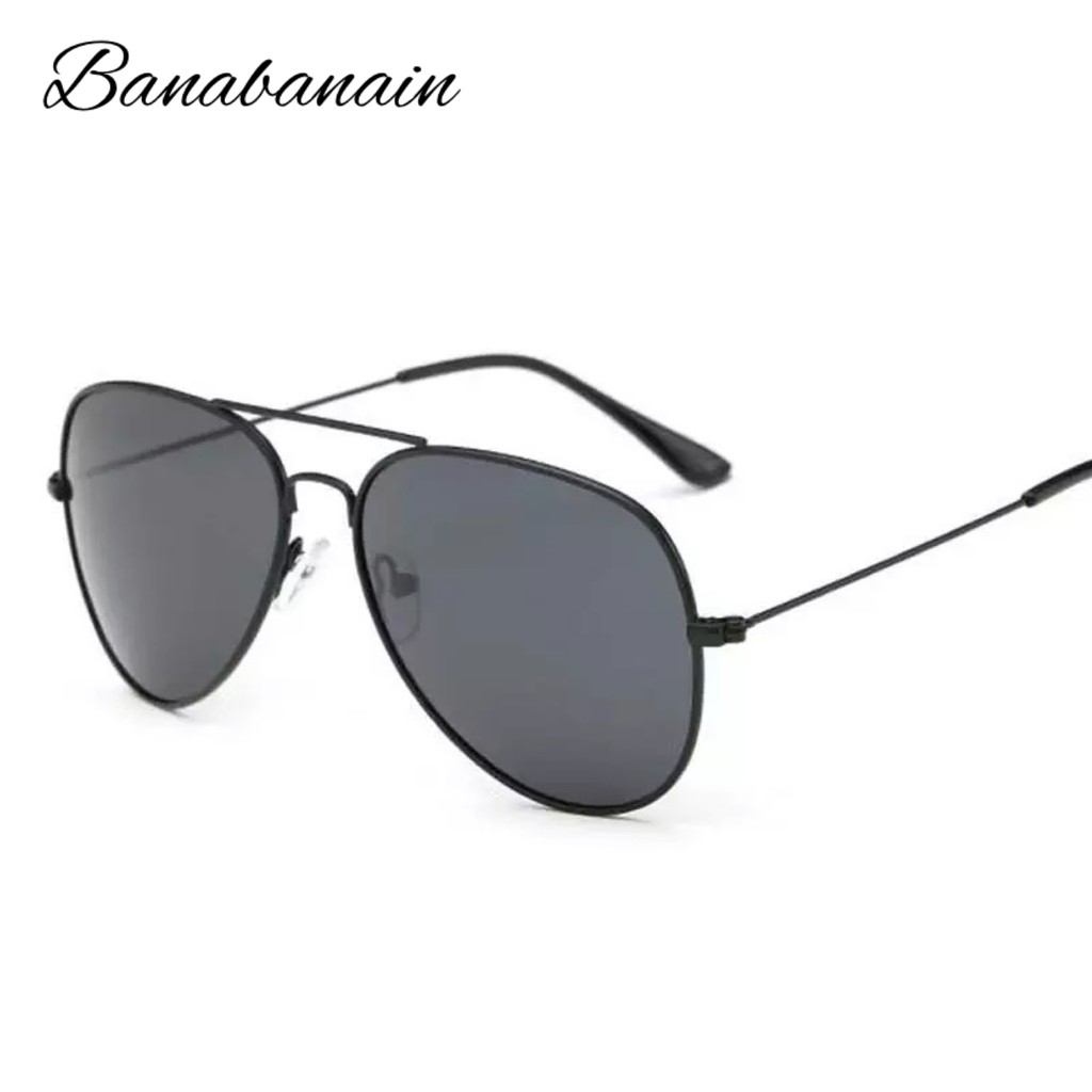 kacamata Pria Retro Police Sunglasses Pantai Hitam KKPRO-7