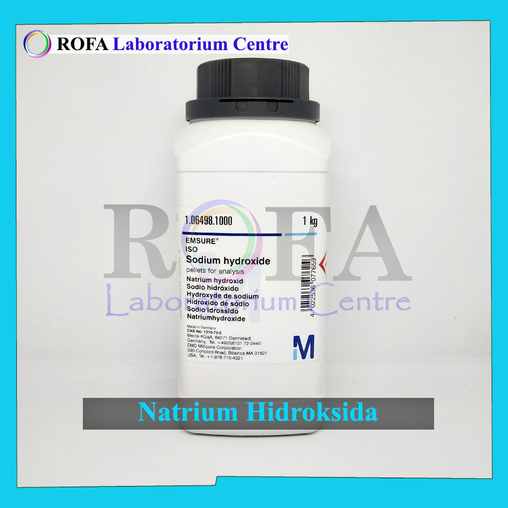 Natrium Hidroksida Sodium Hidroksida Naoh Pro Analis Merck Jerman 1000 Gram Shopee Indonesia