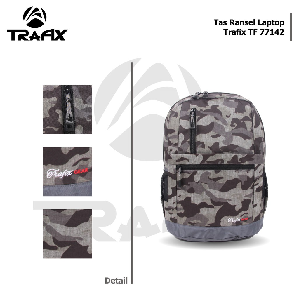 [KLIKTAS] Tas Ransel Laptop TRAFIX Cherami 77142 Backpack Pria Ransel Anak Sekolah Kerja Dinas