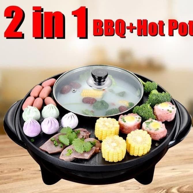 HOT POT SHABU ELECTRIC / PANGGANGAN ELEKTRIK OVEN GRILL BARBECUE