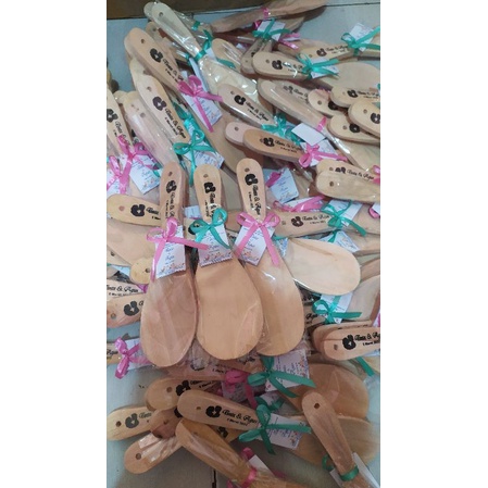 souvenir pernikahan centong kayu