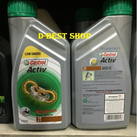 OLI SAMPING CASTROL 2T LOW SMOKE JASO FC 0,7 L