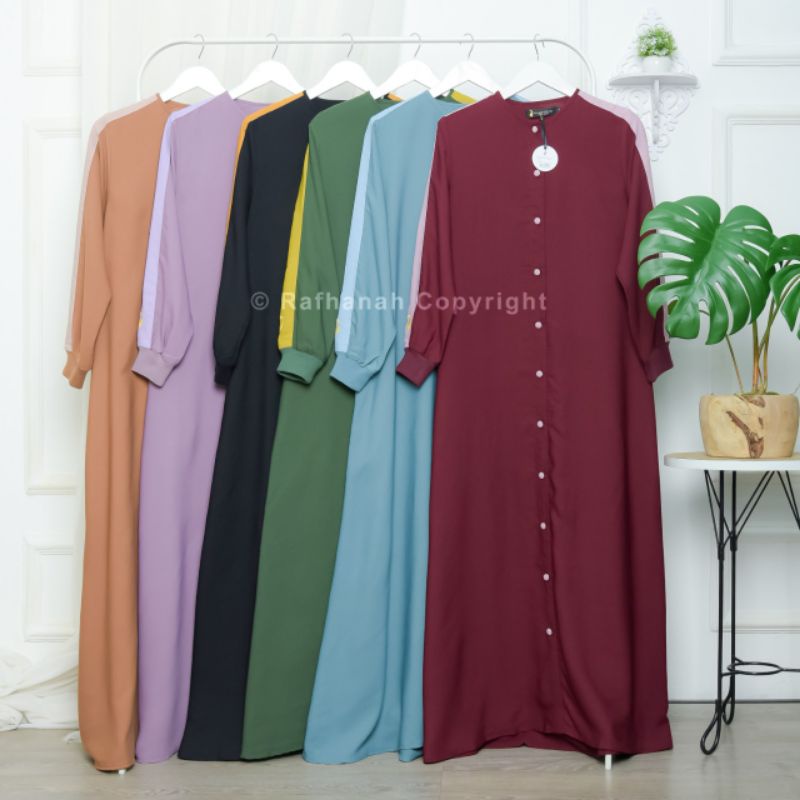 Gamis Laula By Rafhanah / Gamis Nyaman / Daily Gamis / Gamis Cantik / Gamis Simple / Rafhanah Ori / 